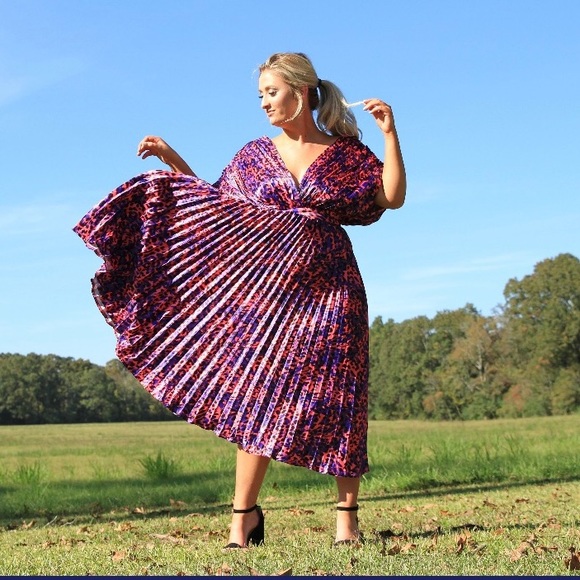 Leopard Print Dress - Picture 1 of 4